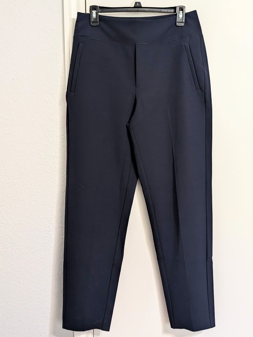 Athleta Brooklyn Ankle Pant Navy Blue Size 8 Tall 8T Travel Work Commuter